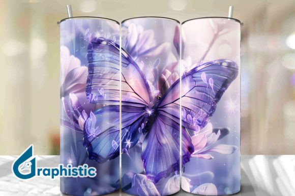 Break Through Butterfly Tumbler Wrap 31 Graphics & Backgrounds