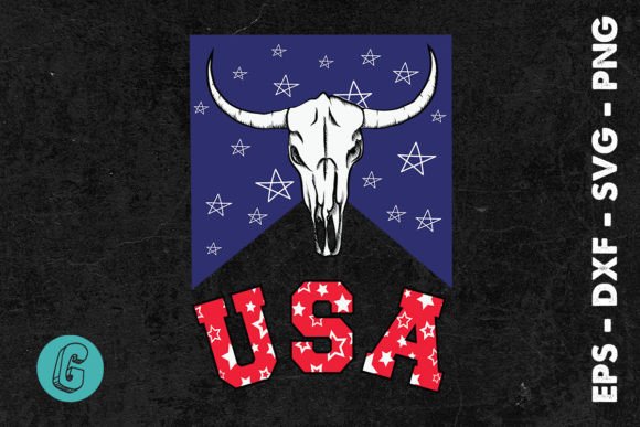 Longhorn Bull Head USA Howdy SVG: T-Shirt Designs & Graphics