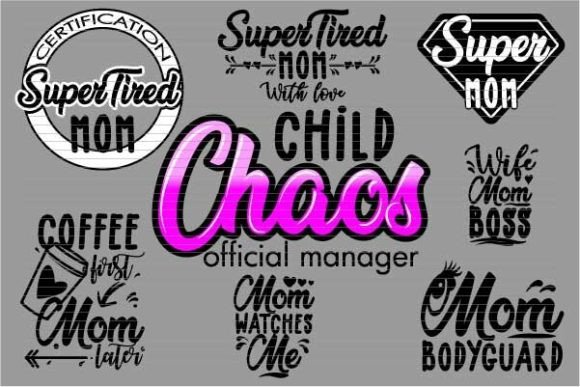 Mom T-Shirt Bundle Sublimation Mug Cup Graphics